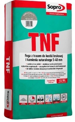 Затирка для бруківки Sopro TNF 676 антрацит №66 (25 кг) - Зображення