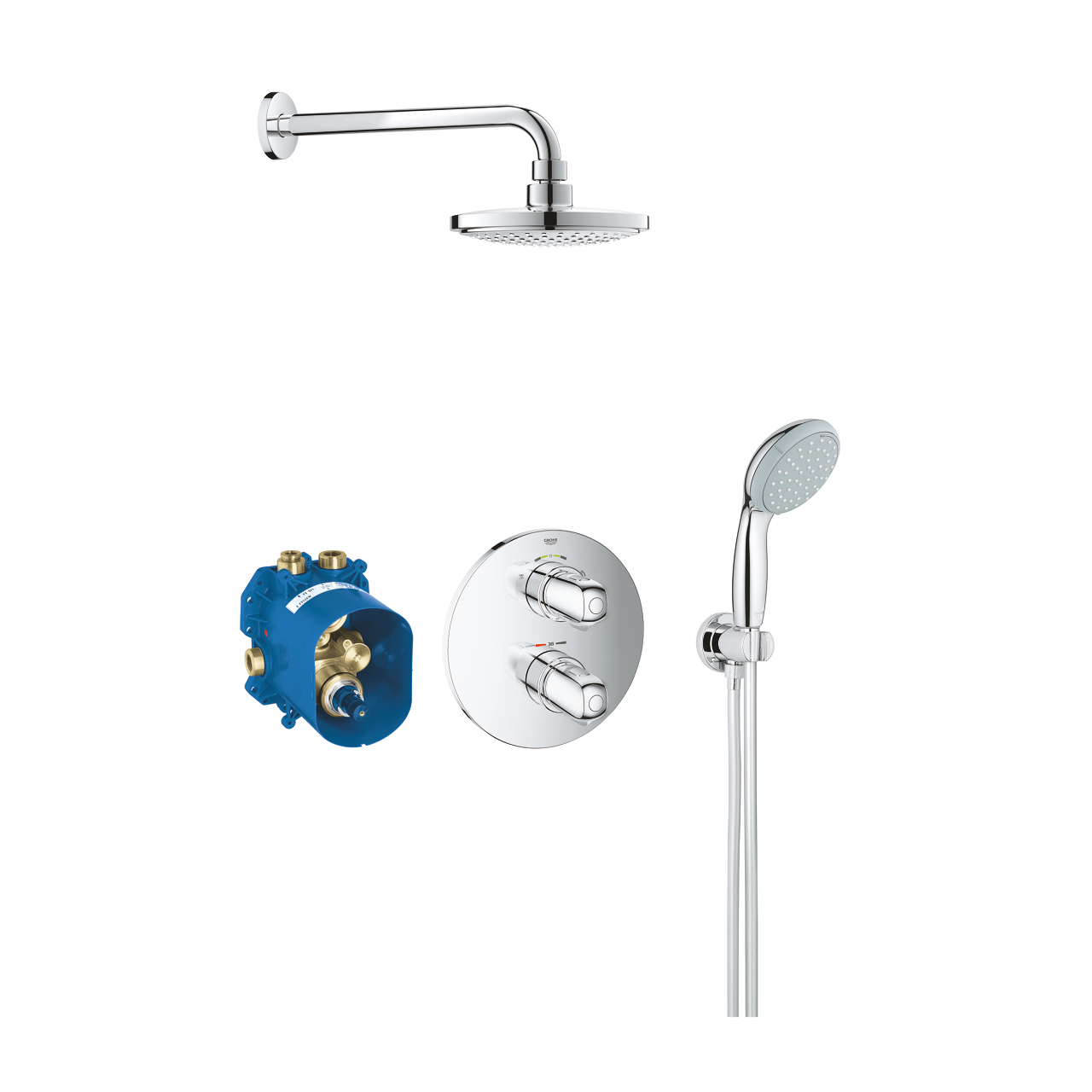 Душова система Grohtherm 1000 (34614000), Grohe - Зображення 49aac-34614000_1_1.jpg