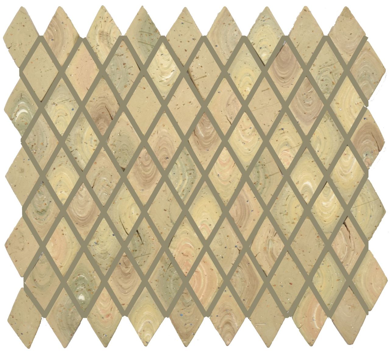 Мозаика MI7 30500315C Muschiato 300x300x10 Котто Керамика - Зображення 4b9f5-mi-730500315-green.jpg