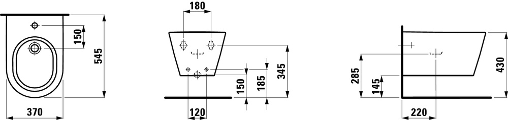 Біде підвісне Kartell by Laufenl (H8303310003021), LAUFEN - Зображення 4e29b-h8303310003021vvvvv.png