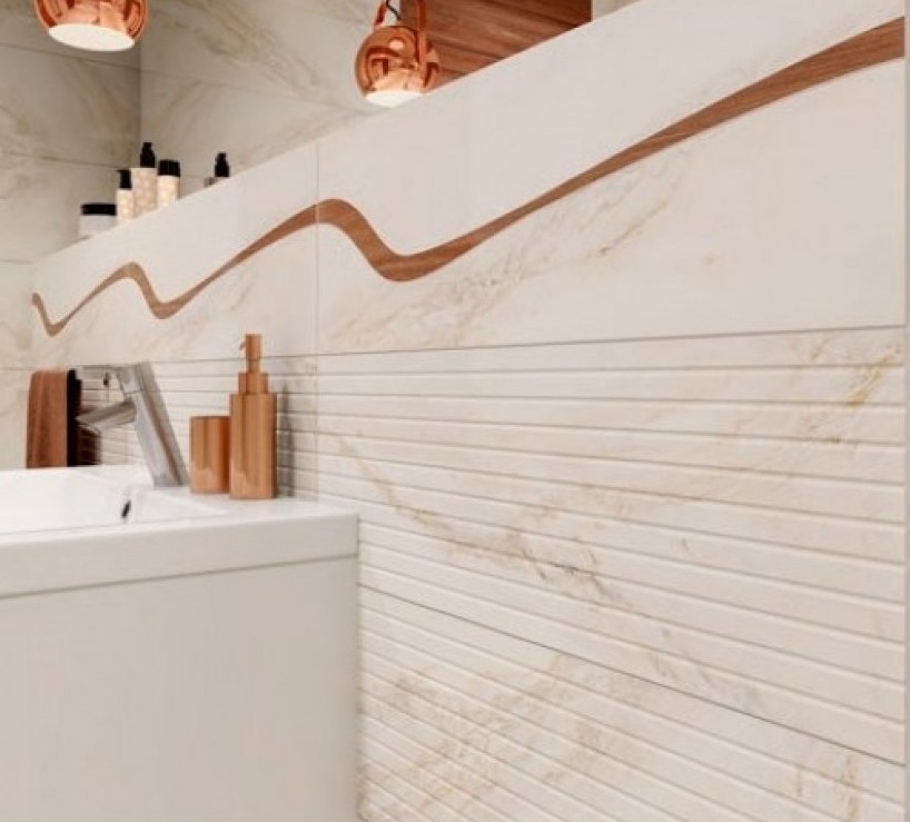 Плитка стінова Car White Structure 250×750x10 Opoczno - Зображення 4f3fd-car-white-structure.jpg