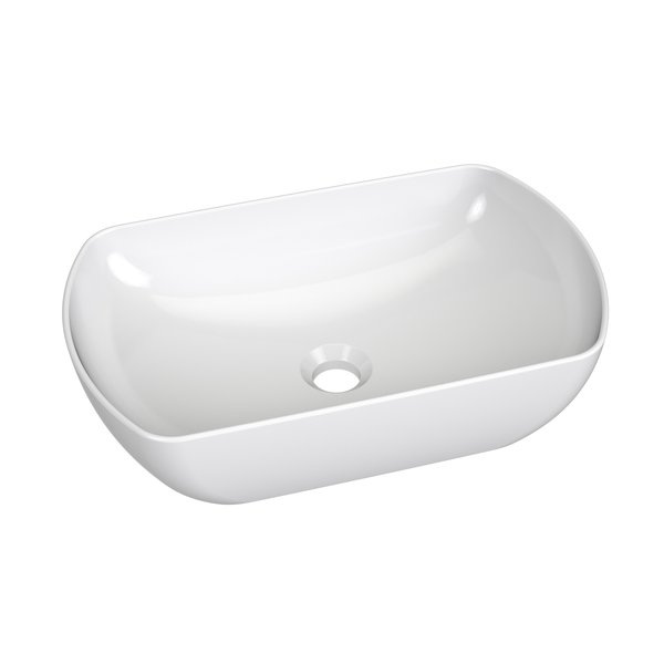 Умывальник UNI 500 O SLIM GPX2240601 RAVAK - Зображення