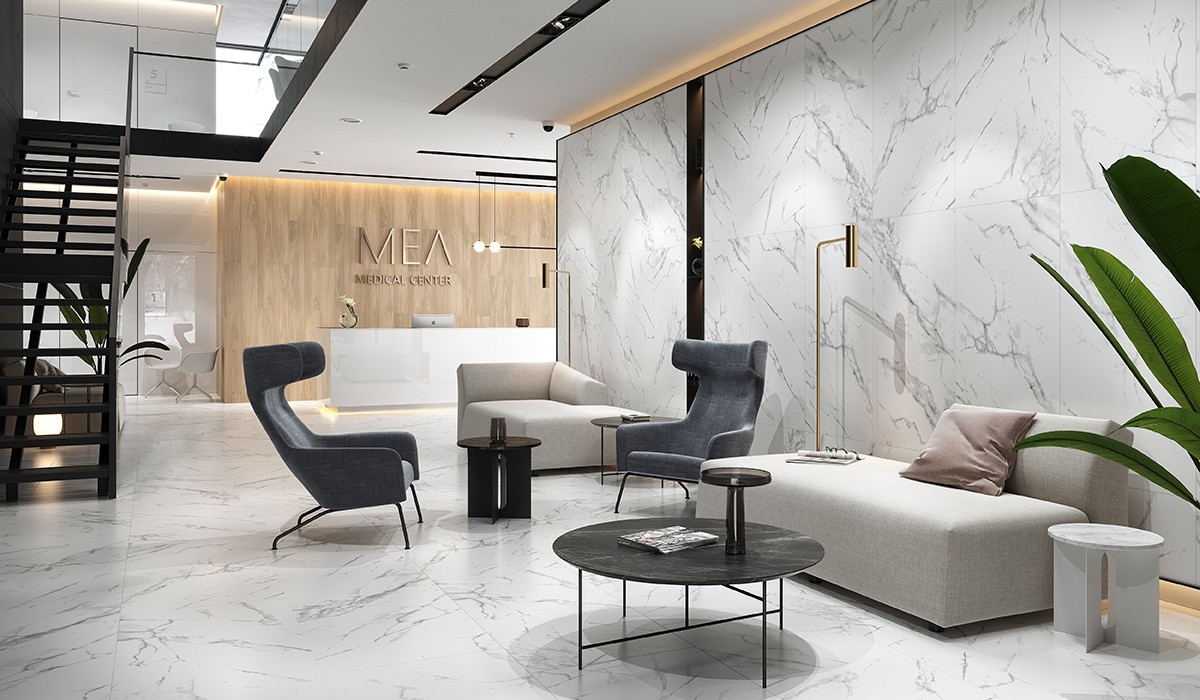 Плитка керамогранітна Calacatta Marble White 598x598x8 Opoczno - Зображення 50327112-7e25d.jpg