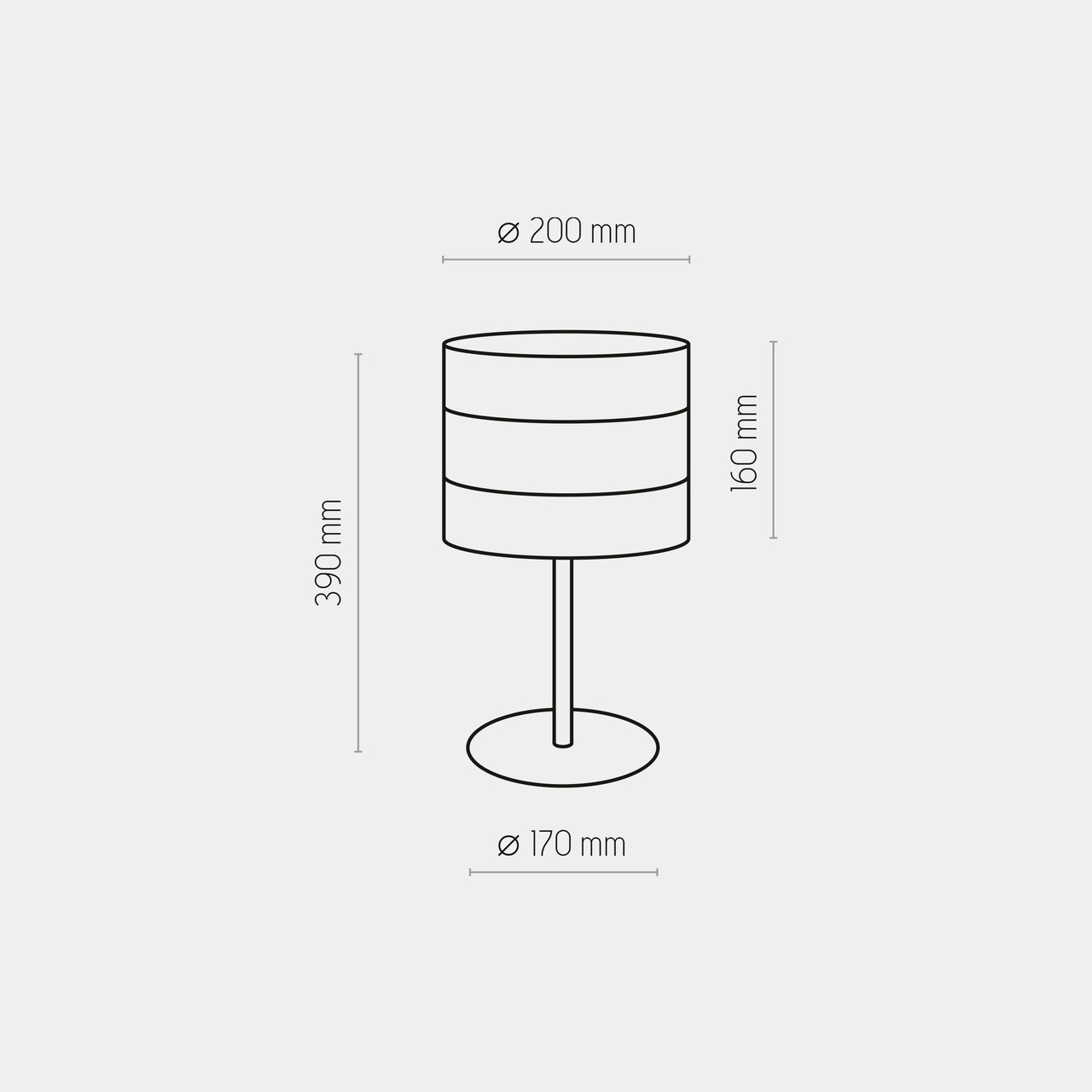 Настільна лампа TAGO BLACK (5054), TK LIGHTING - Зображення 5054--.jpg