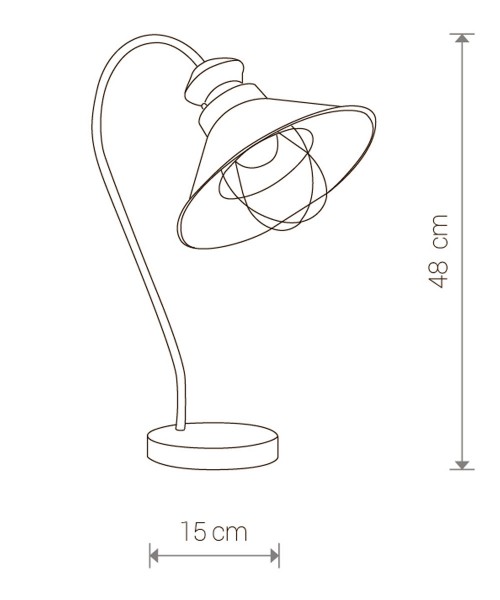 Настільна лампа LOFT CHOCOLATE I (5060), Nowodvorski - Зображення 5060--.jpg