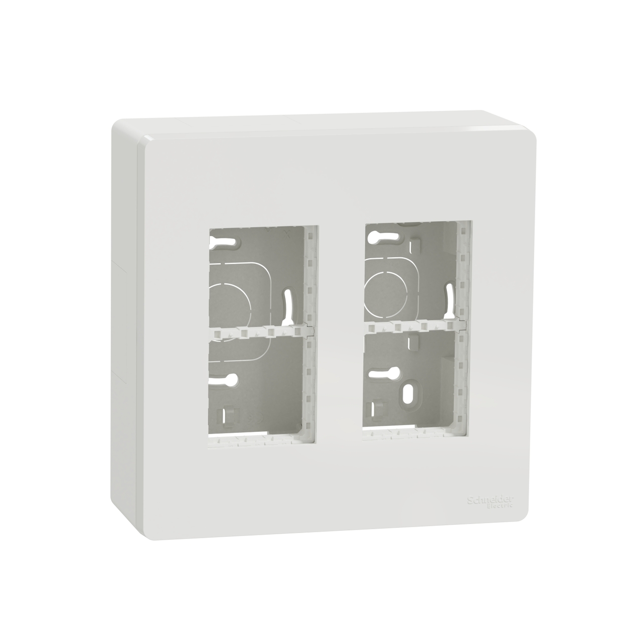 Блок unica system+ відкритого монтажу 2х2 UNICA (NU122418), Schneider Electric - Зображення