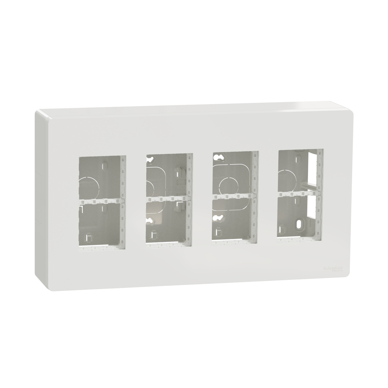 Блок unica system+ відкритого монтажу 4х2 Білий UNICA (NU124418), Schneider Electric - Зображення 5084722-f80d7.jpg