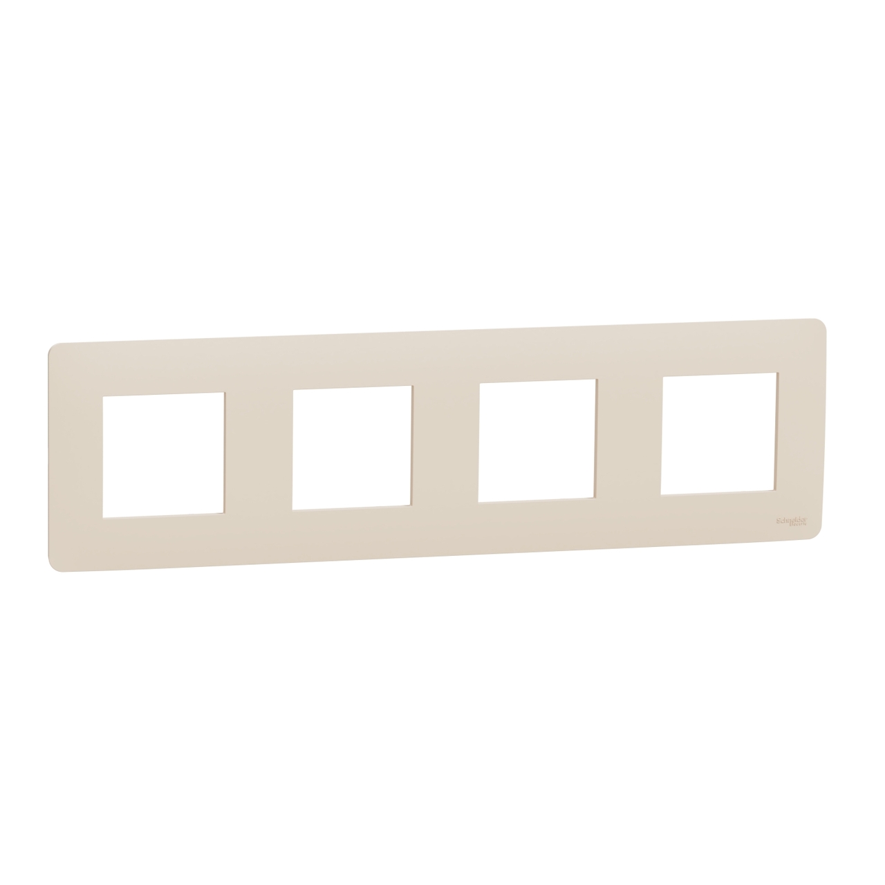 Рамка 4-місна горизонтальна Бежевий UNICA (NU200844), Schneider Electric - Зображення