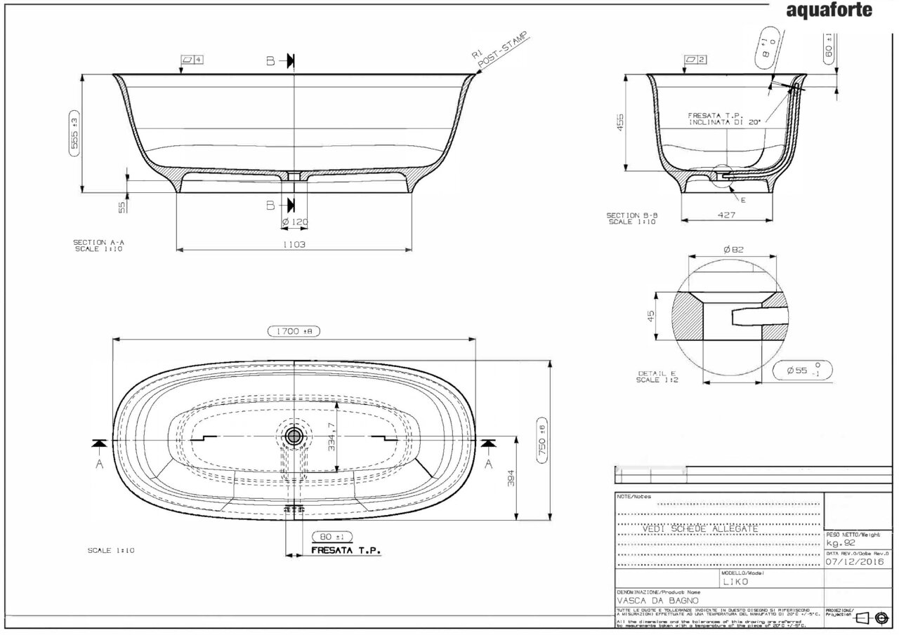 Ванна овальная Liko 170х75 White Matt AF - Зображення 51459921-15353.jpg