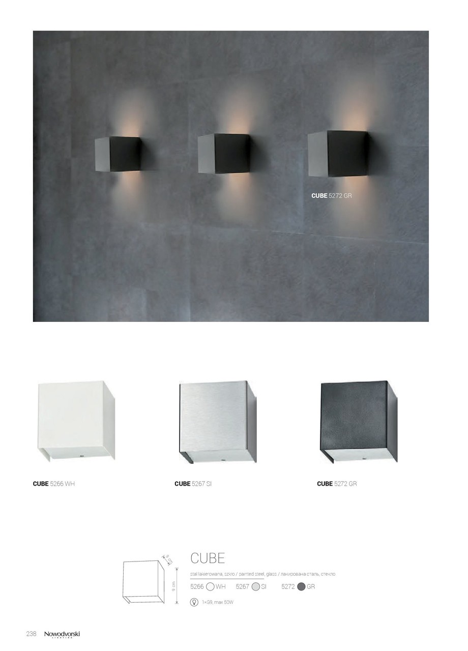 Бра CUBE GRAPHITE (5272), Nowodvorski - Зображення 5266-_.jpg