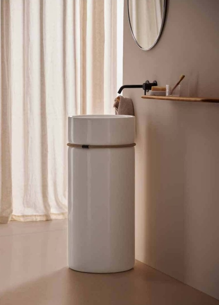 Умивальник 40 Tempo LA007FSBM White matt SANYCCES - Зображення 52708588-2973d.jpg