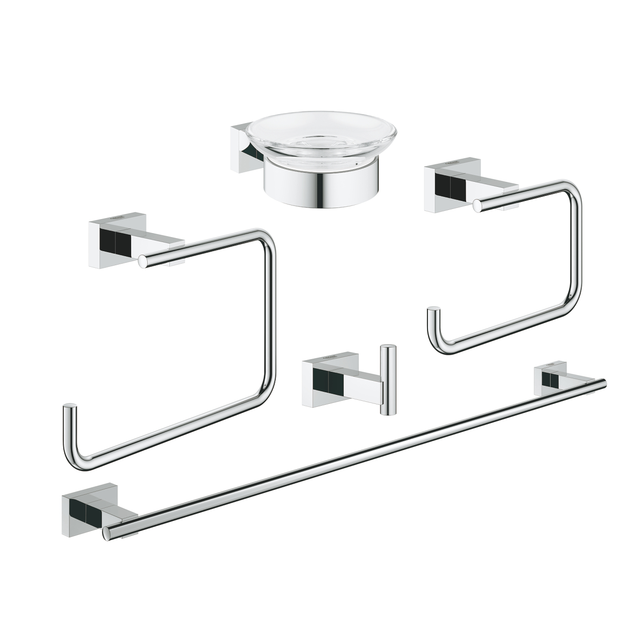 Набір аксесуарів 5 в 1 Essentials Cube (40758001), Grohe - Зображення 53199-40758001_1_1.jpg
