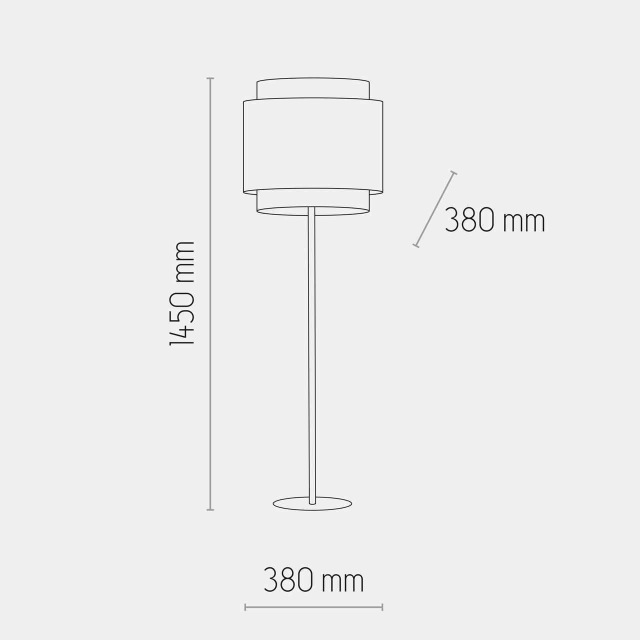 Торшер BOHO WHITE (5566), TK LIGHTING - Зображення 5566--.jpg