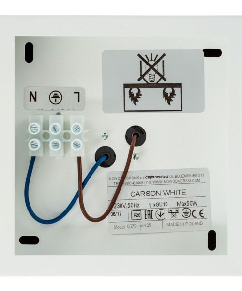 Точковий світильник CARSON WHITE I (5573), Nowodvorski - Зображення 5573-.jpg