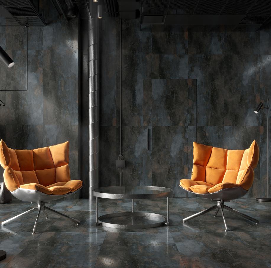 Плитка керамогранитная Oxide Синий LAP 600x600x8 Intercerama - Зображення 57544430-6a80b.jpg