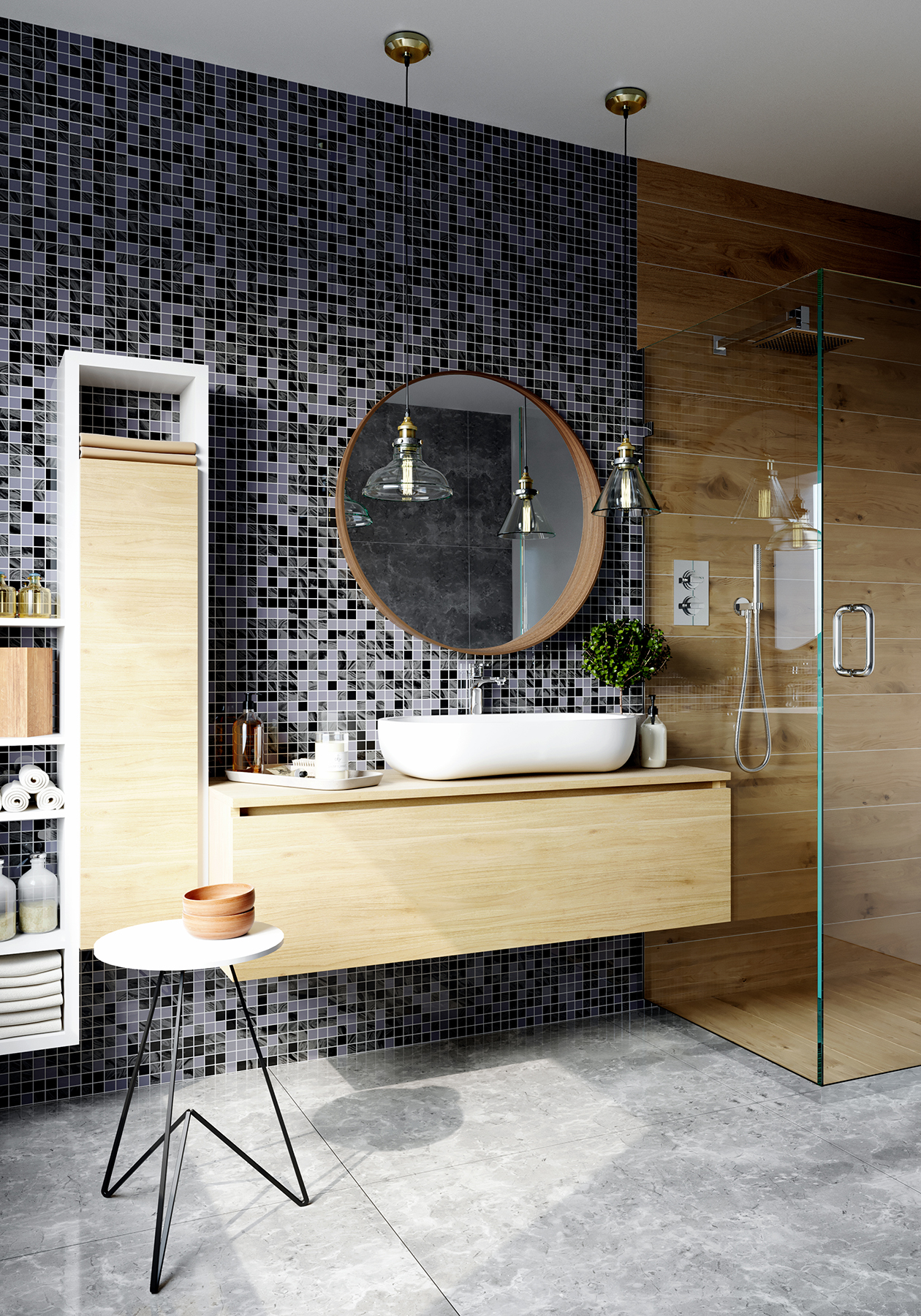 Мозаїка GMP 0425004 С3 Print 3-Grey ND-Grey NW 300x300x4 Котто Кераміка - Зображення 58570-2_10000.jpg