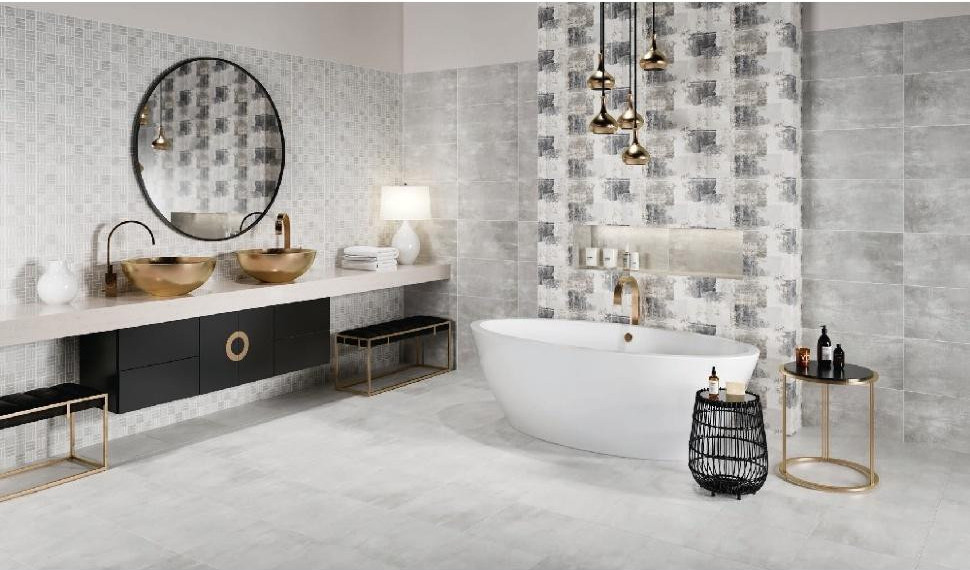 Плитка керамогранитная Avrora Light Grey 420x420x8 Opoczno - Зображення 5aa82-avrora-light-grey-42x42-g1.jpg