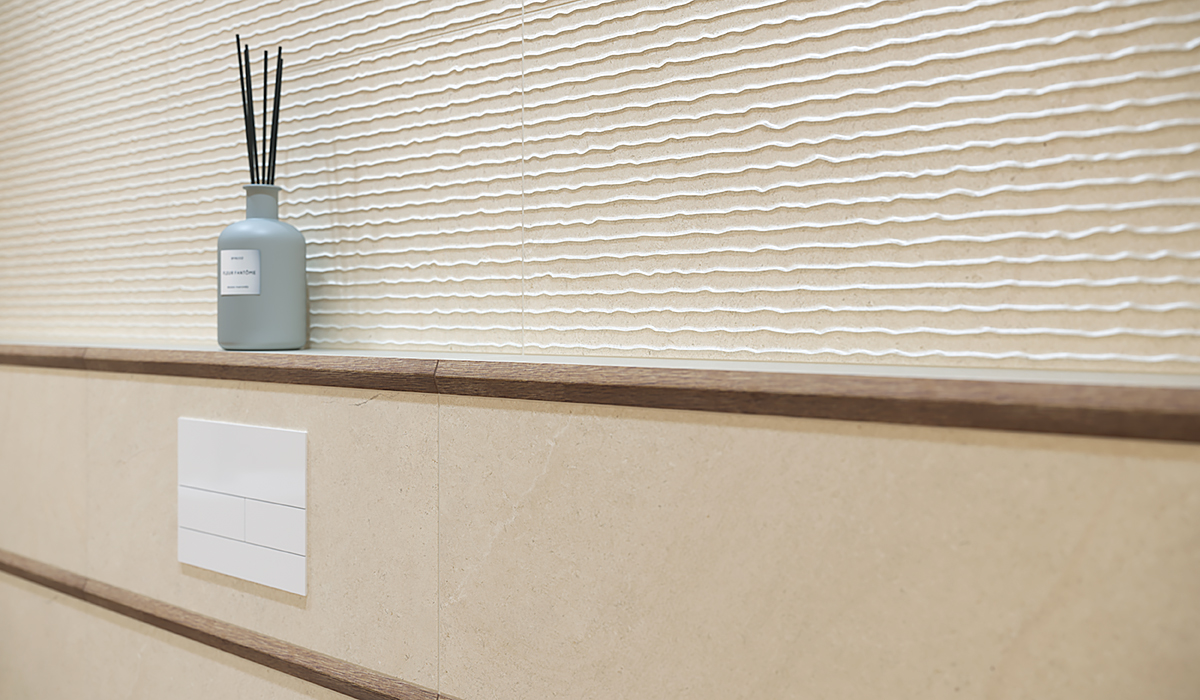 Плитка стінова Sunlight Stone Beige 300x600x9 Paradyz - Зображення 5d5a4-sunlight_lazienka_2_cam3_final.jpg