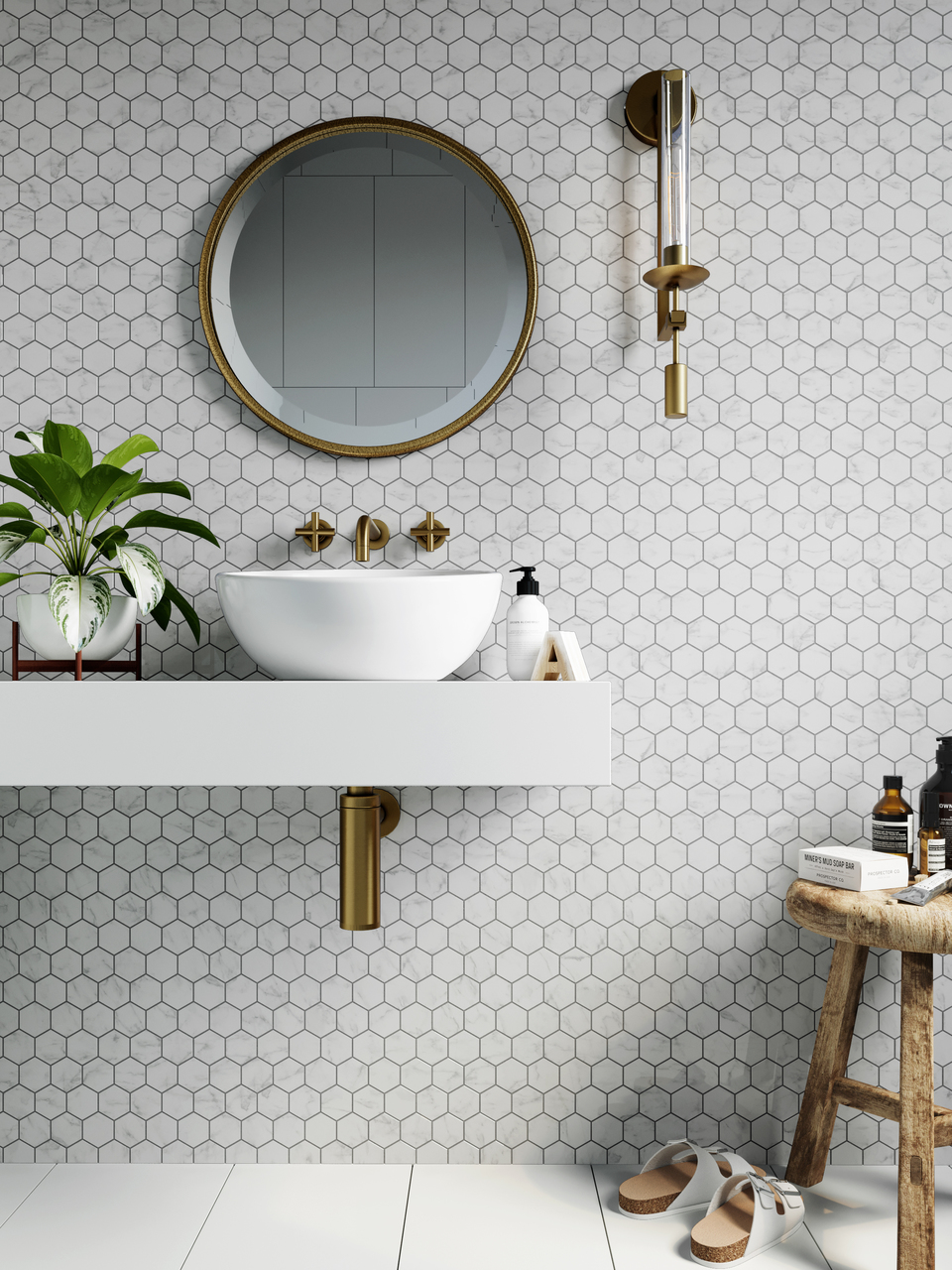 Мозаїка HP 6031 Hexagon 295x295x9 Котто Кераміка - Зображення 5f352-4_2.jpg