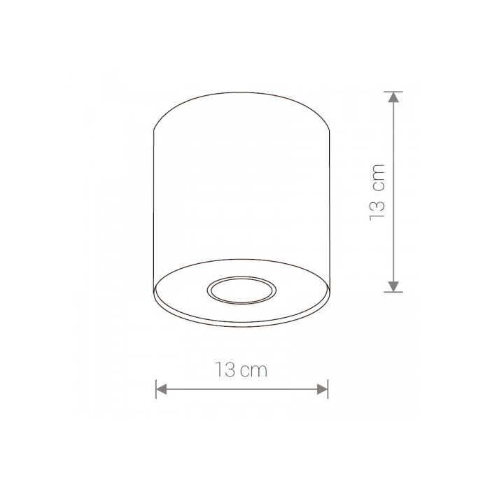 Точковий світильник POINT WHITE SILVER - WHITE GRAPHITE M (6001),  Nowodvorski - Зображення 6001--.jpg