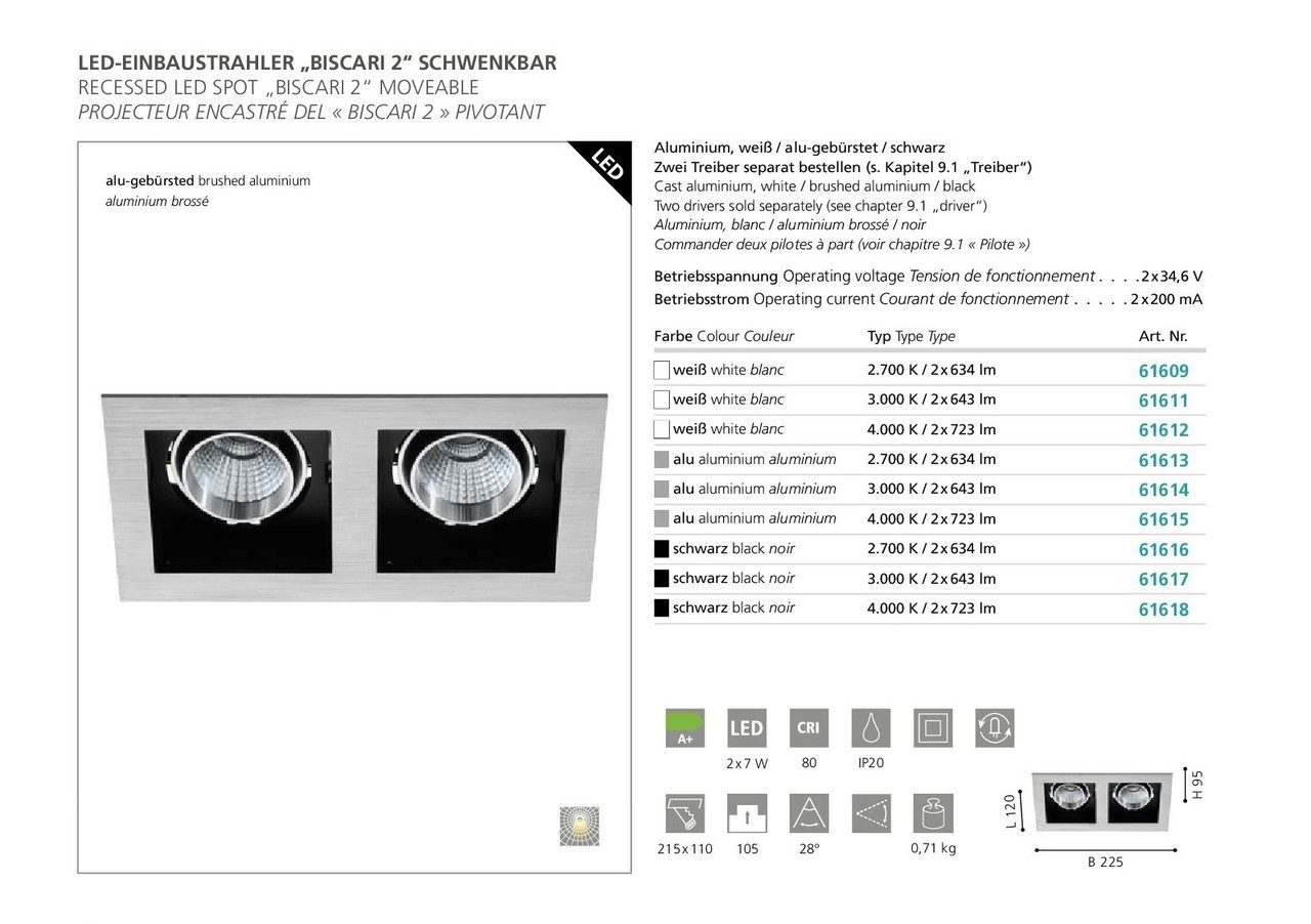 Точковий світильник 4000K BISCARI 2 (61612), EGLO - Зображення 61612-1.jpg