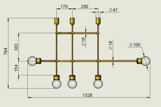 Люстра Double join (6279), Pikart  - Зображення 6279--.jpg