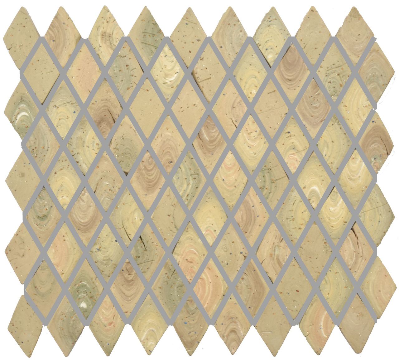 Мозаика MI7 30500315C Muschiato 300x300x10 Котто Керамика - Зображення 63492-mi-730500315-grey.jpg