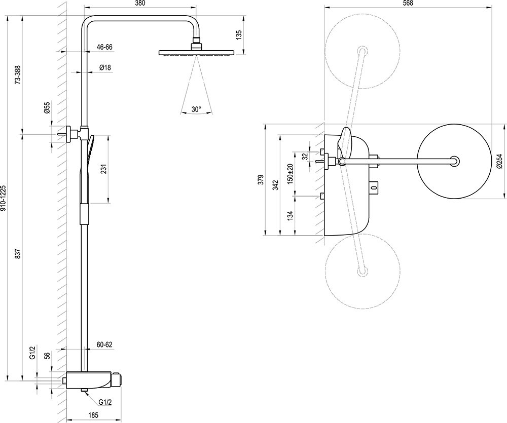 Душова система TE 094.02 Termo X070162 RAVAK - Зображення 63840770-71be8.jpg