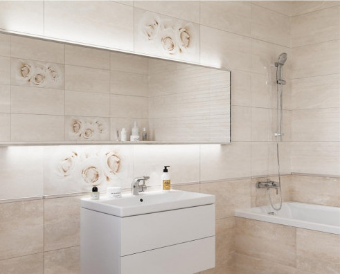 Декор Camelia Inserto Flower 297×600x9 Opoczno - Зображення 638bb-opoczno-camelia-inserto-flower.jpg