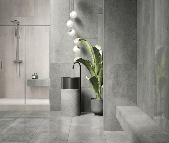 Плитка керамогранітна Flax Темно-сірий LAP 600x600x8 Intercerama - Зображення 64255728-0d13e.jpg