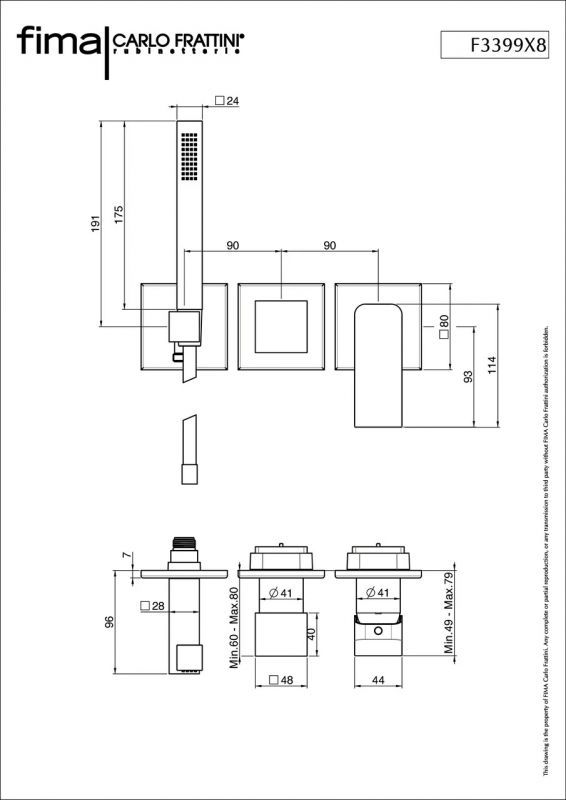 Змішувач для душу Fit Black matt F3399X8NS-F3400 Fima - Зображення 64761534-cd20a.jpg
