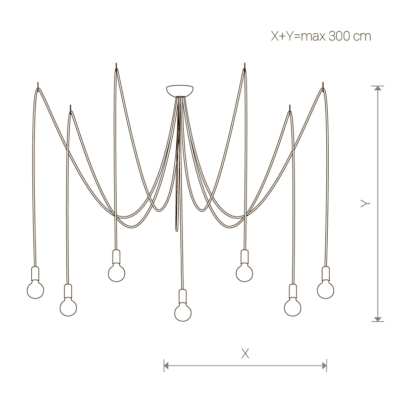 Люстра SPIDER GRAY VII (6787), Nowodvorski - Зображення 6787-.jpg