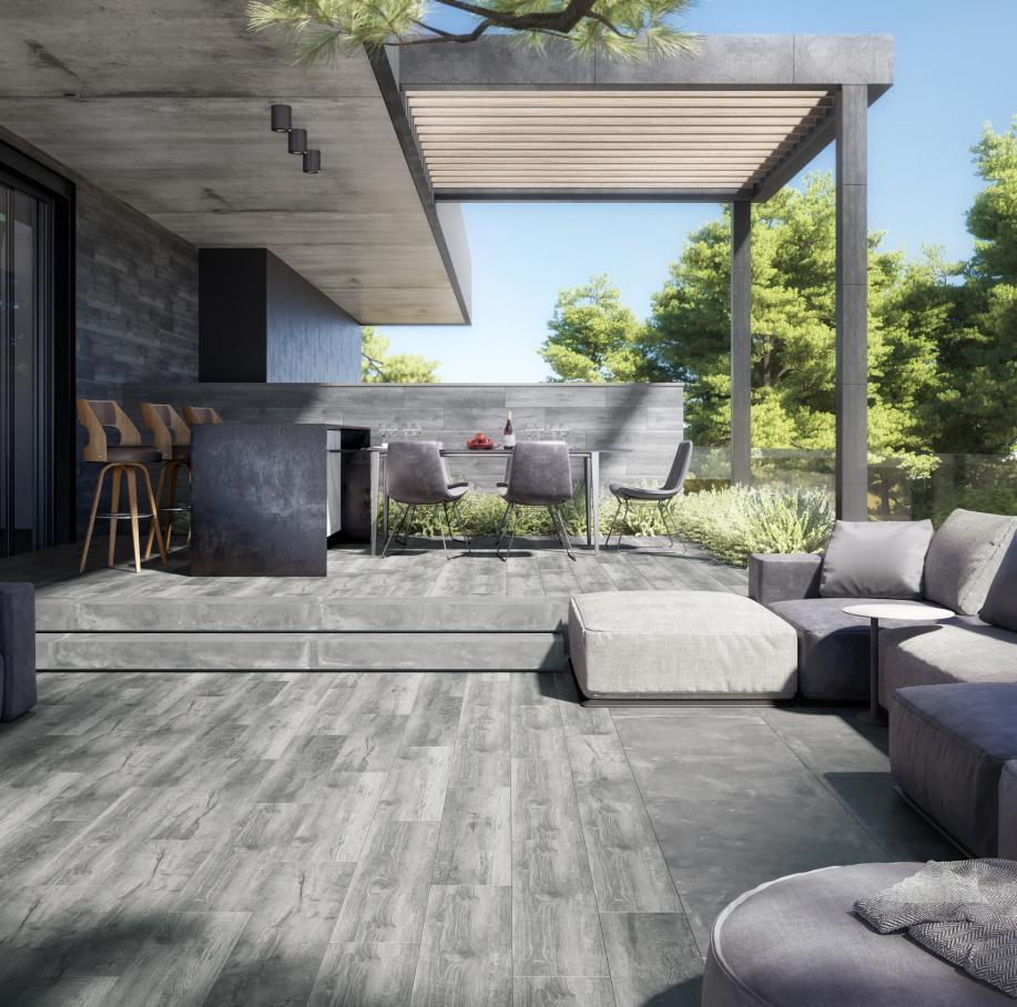 Плитка керамогранітна Lamber Темно-сірий 190x890x8 Intercerama - Зображення 67990641-18417.jpg