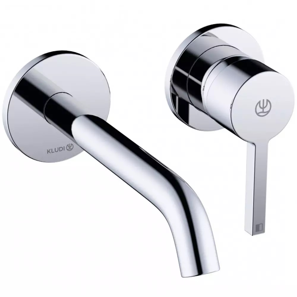 Змішувач для умивальника Nova Fonte Pura 180 хром 202440515 Kludi - Зображення