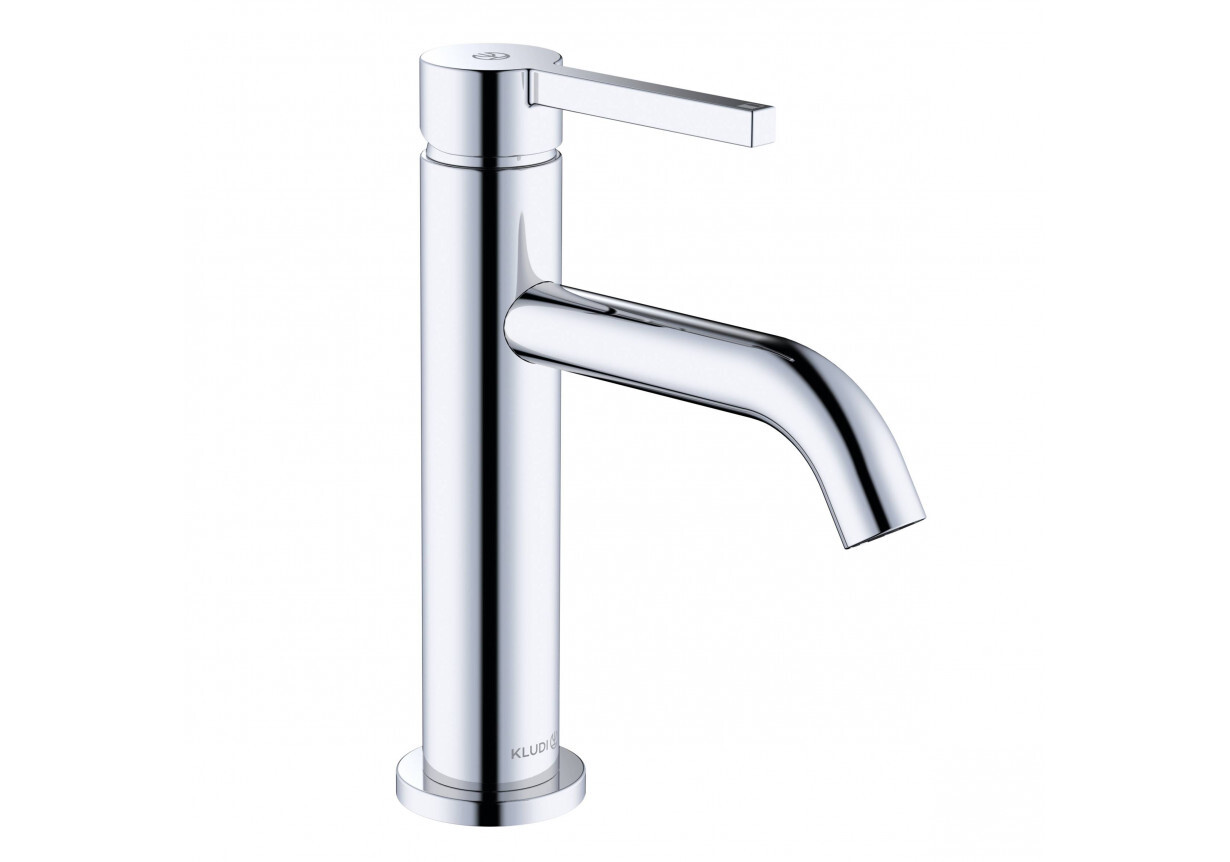 Змішувач для умивальника Nova Fonte 100 хром 202880515 Kludi - Зображення