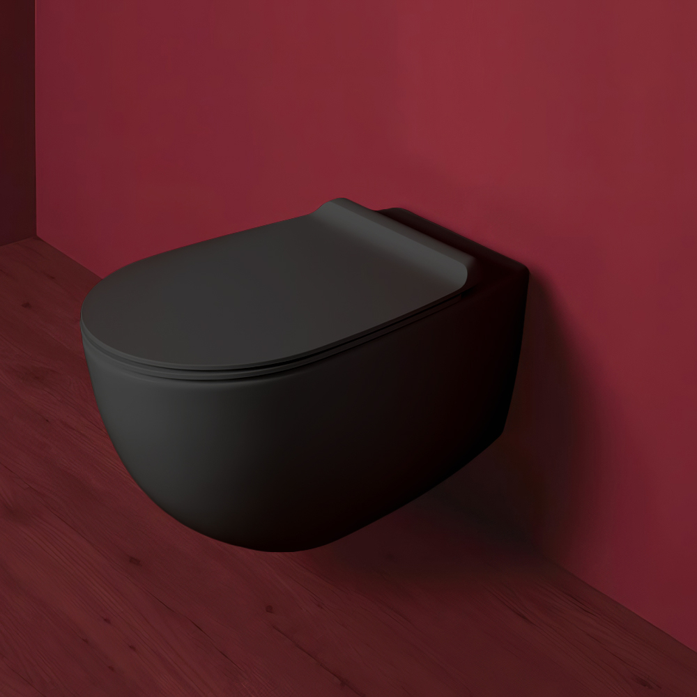 Унітаз підвісний Vignoni Rimless VI18 з кришкою soft-close Black matt VI18-F85-VI004NM SIMAS - Зображення 68363415-e2e9a.jpg