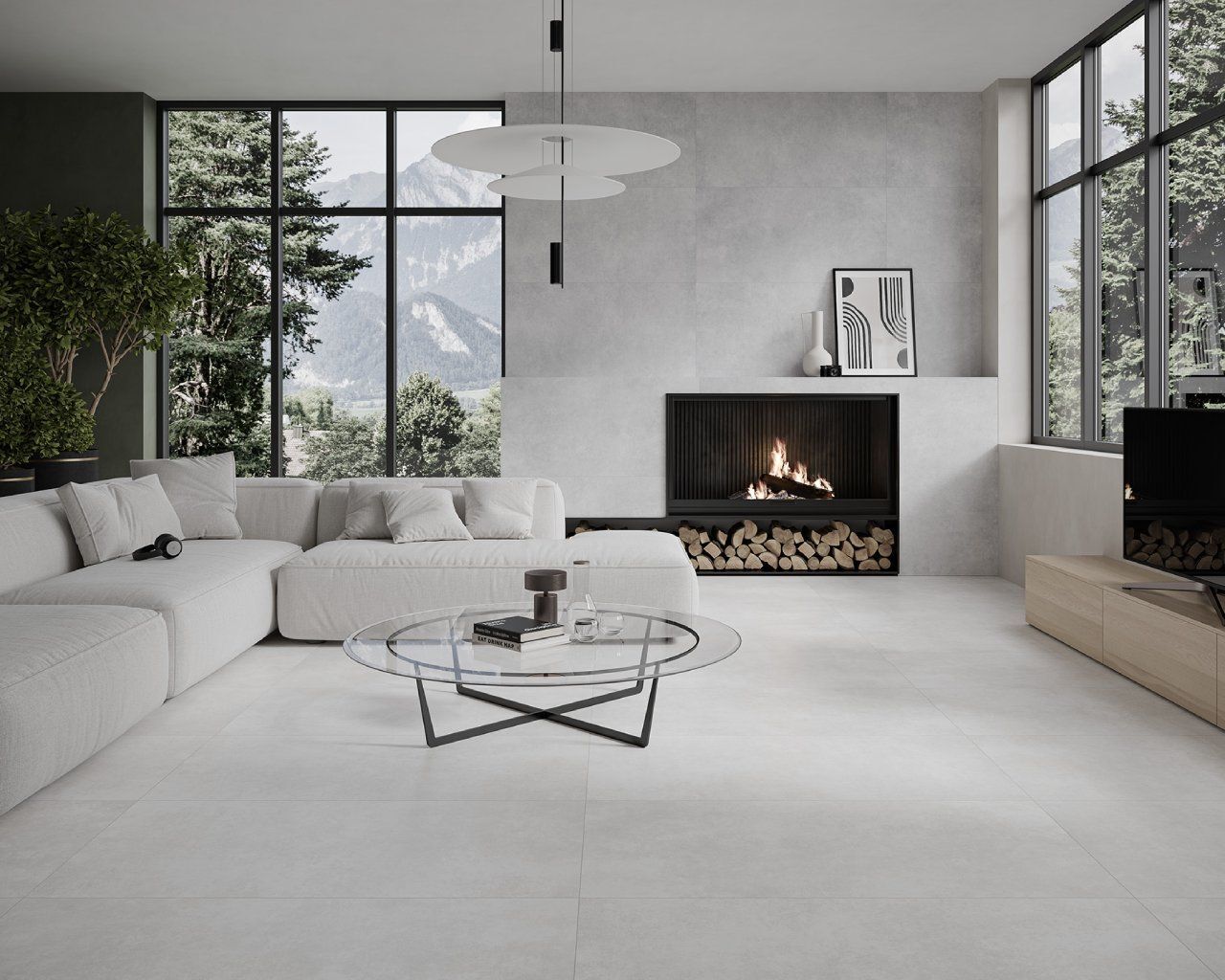 Плитка керамогранітна Ennis U117 Light Grey RECT LAP 598x598x8 Paradyz - Зображення 69207956-e7726.jpg