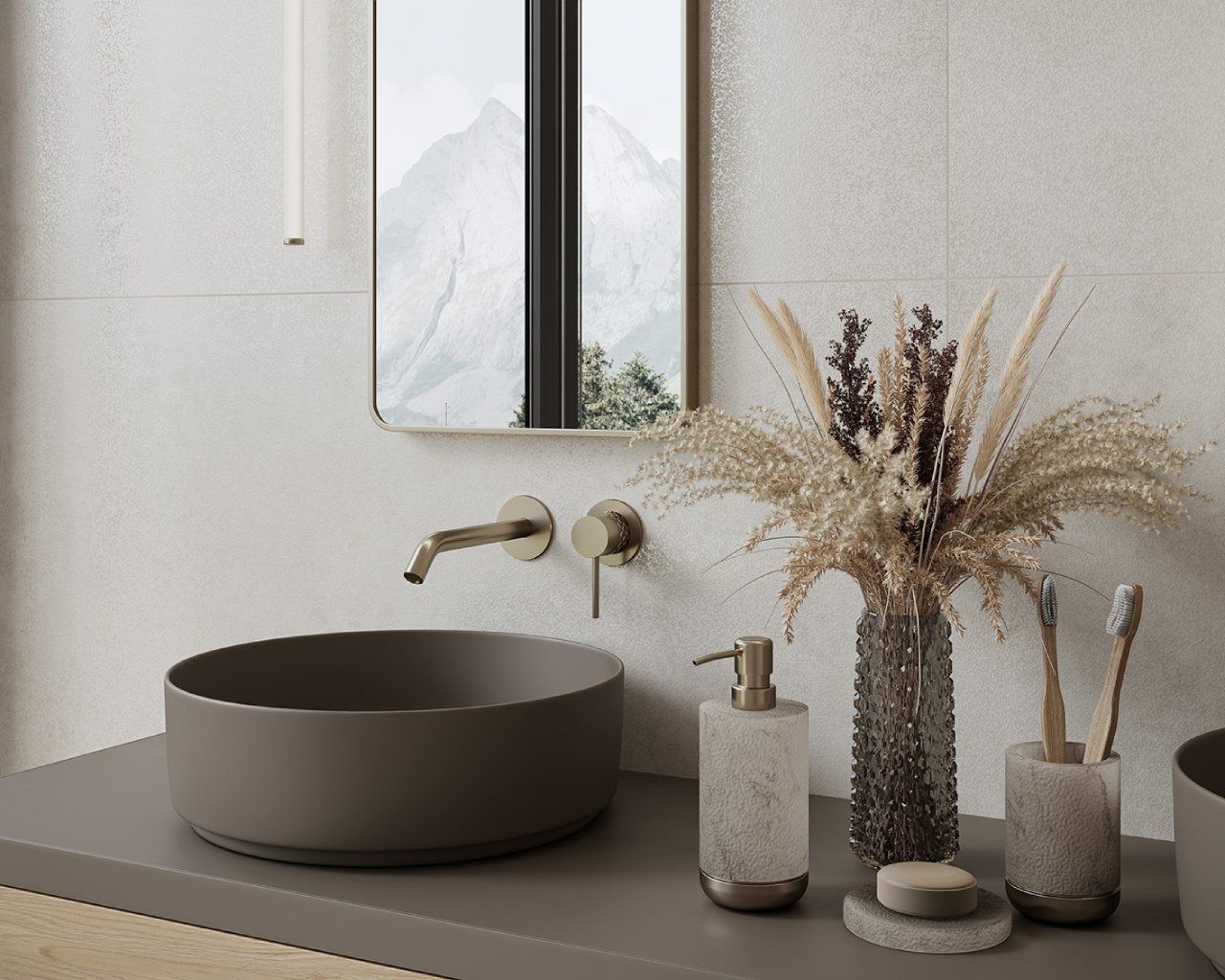 Плитка керамогранитная Ennis U117 Light Beige RECT LAP 598x598x8 Paradyz - Зображення 69207974-47ef2.jpg