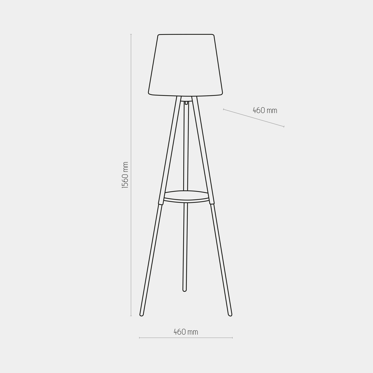 Торшер VAIO GREY (699), TK LIGHTING - Зображення 699--.jpg