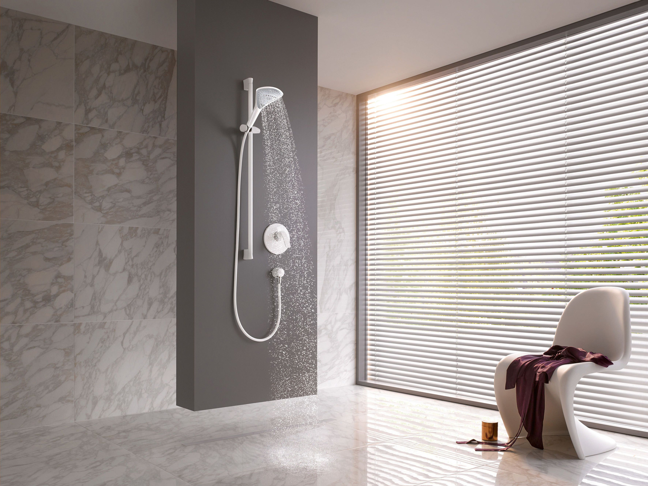 Душовий набір 3S Fizz (6774091-00) білий, Kludi - Зображення 69ee0-6774091vv.jpg