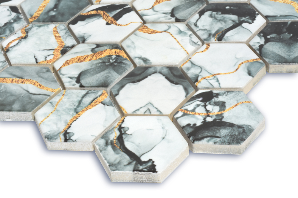 Мозаїка HP 6020 Hexagon 295x295x9 Котто Кераміка - Зображення 6ab31-hp_6020.jpg