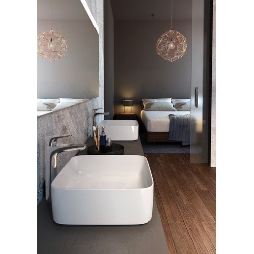 Умивальник Inspira Square 370x370 (A327532000), Roca - Зображення 6e032-inspira-square-umivalnik-370h500-a327530000-kvadratniymm.jpg