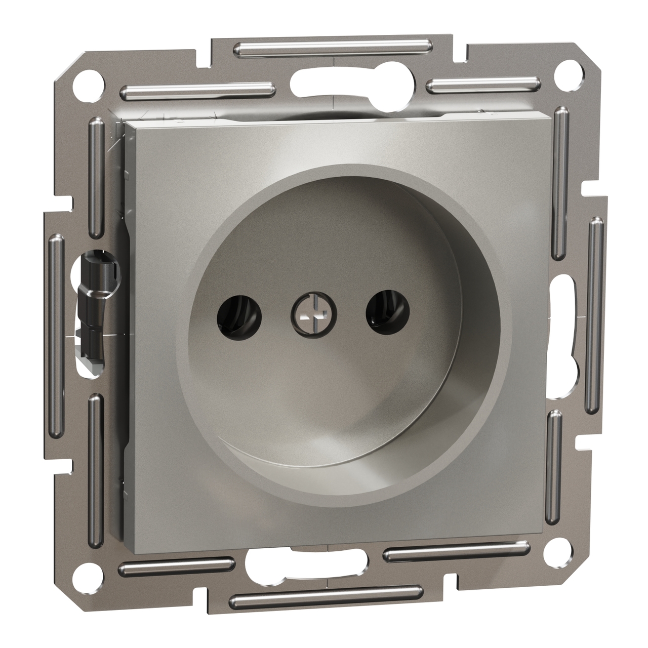 Розетка без заземлення Бронза ASFORA (EPH3000169), Schneider Electric - Зображення