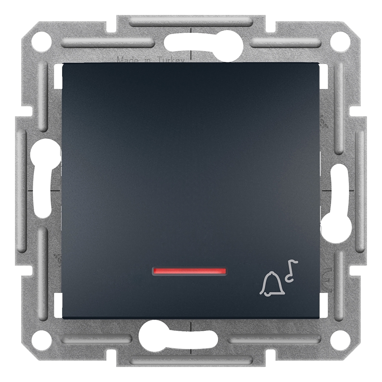 Кнопка выключателя "Звонок" Антрацит ASFORA (EPH1700171), Schneider Electric - Зображення 7296576-d9bbe.jpg