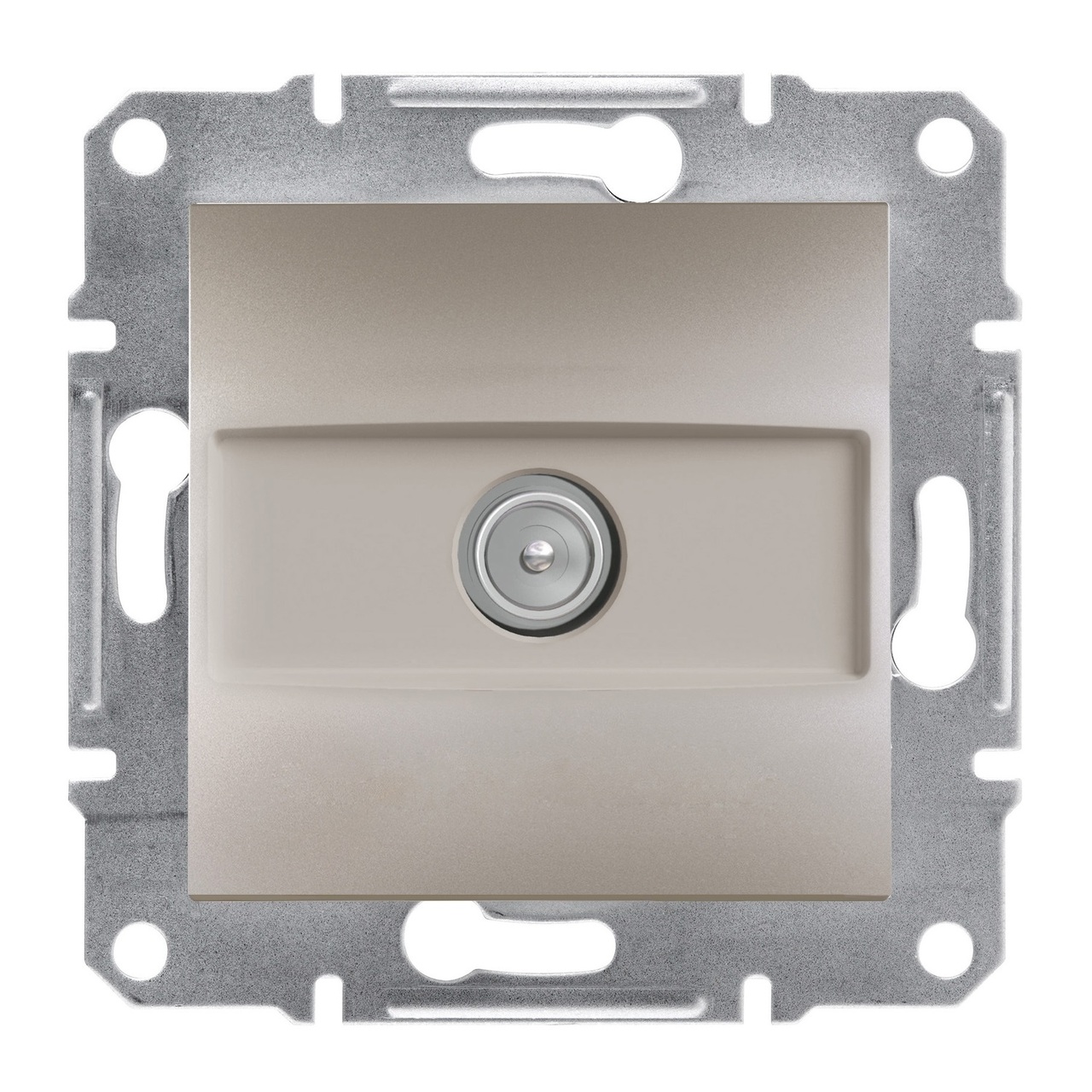 Розетка TV конечная Бронза ASFORA (EPH3200169), Schneider Electric - Зображення