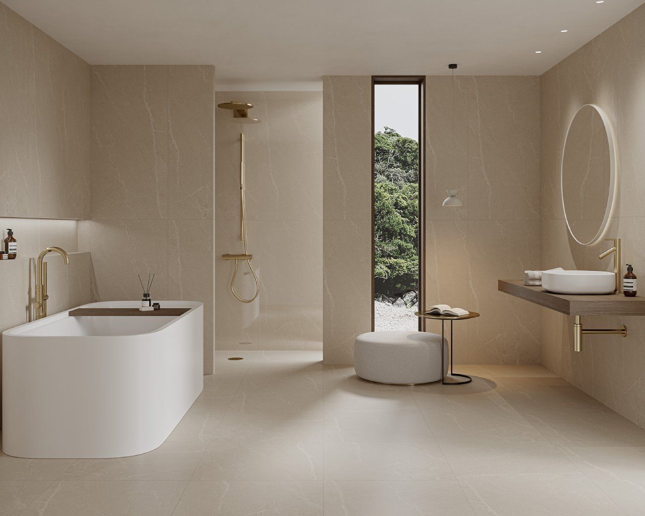 Плитка керамогранітна Minirock U118 Beige RECT 598x598x8 Paradyz - Зображення 73667721-b43ae.jpg