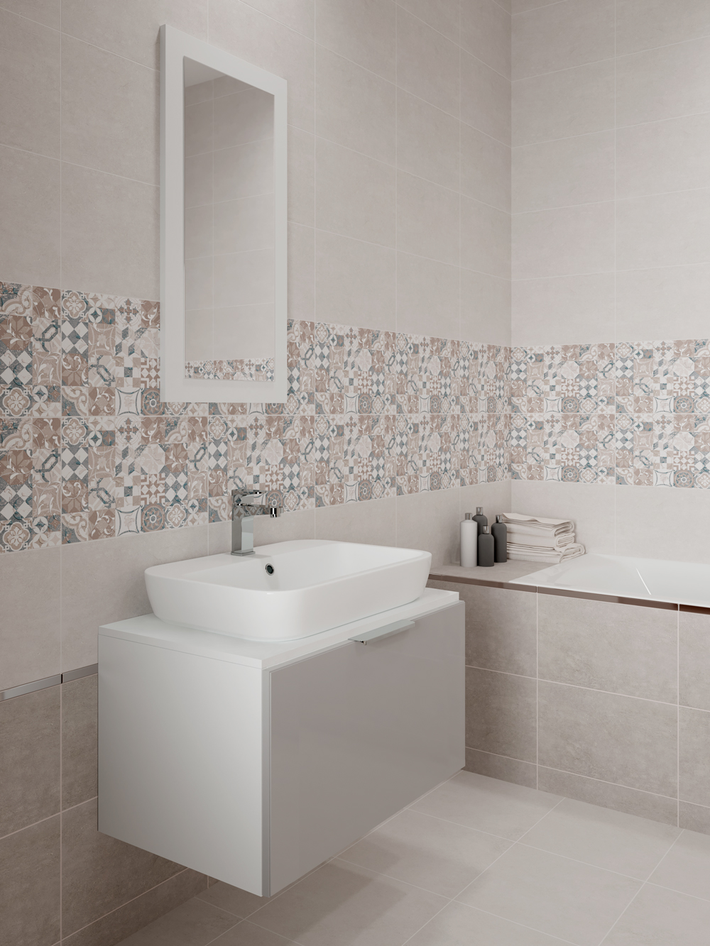 Плитка стінова Margo Light Grey 250×400x8 Cersanit - Зображення 73951-margo-light-grey.jpg