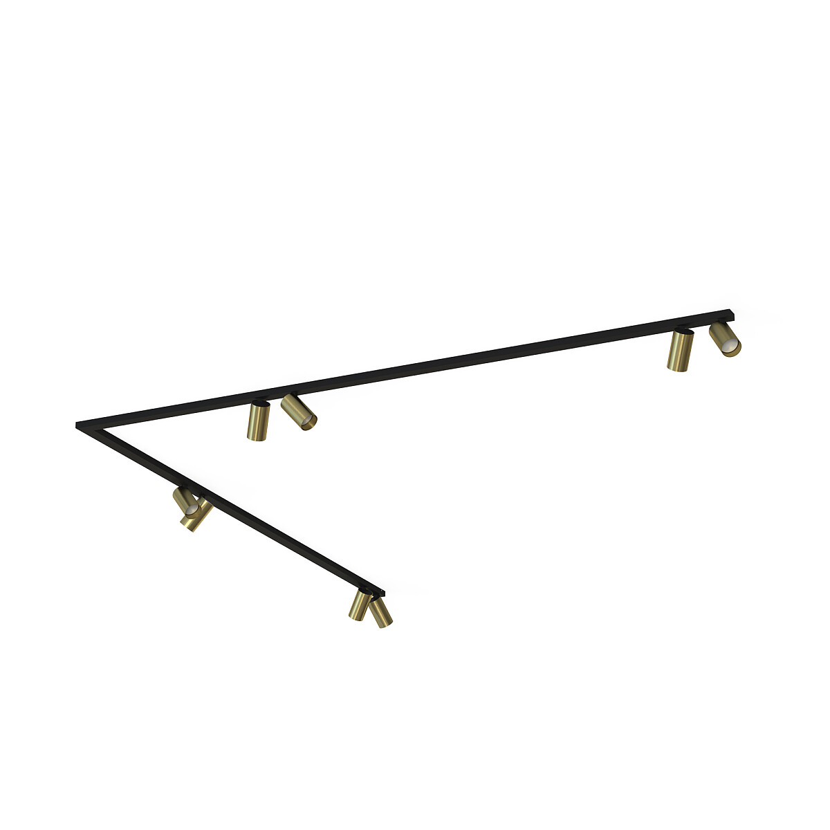 Спот MONO CORNER VIII 2X200 SOLID BRASS (7757), Nowodvorski - Зображення