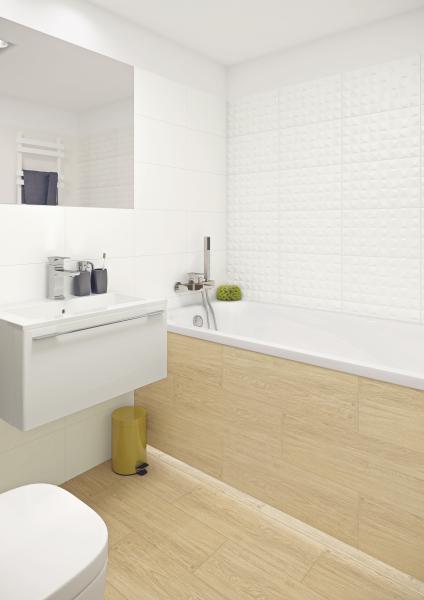 Плитка керамогранитная Wood Basic Bianco 200x600x8,5 Paradyz - Зображення 77745989-92812.jpg