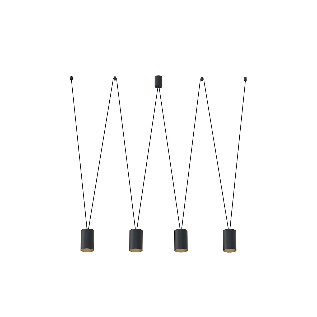 Люстра MORE TONE IV BLACK-GOLD (7814), Nowodvorski - Зображення